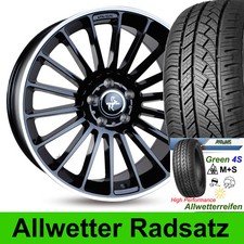 19" Keskin KT15 BLP Allwetter Reifen 225/35 für VW Golf 7 GTI Performance AU