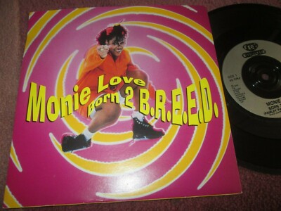 Monie Love Born 2 B.R.E.E.D. Cooltempo COOL 269 UK Vinyl,7inch Single