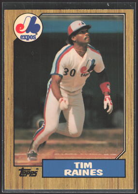 1987 Topps #30 Tim Raines Collector's Edition (Tiffany)