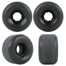 Blank Longboard Wheels 60mm x 37mm Smoked Grey USA Centerset 78A