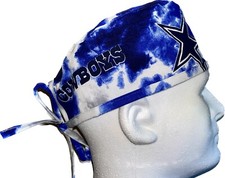 NFL Dallas Cowboys Tie Dye Scrub Hat Chemo Cap