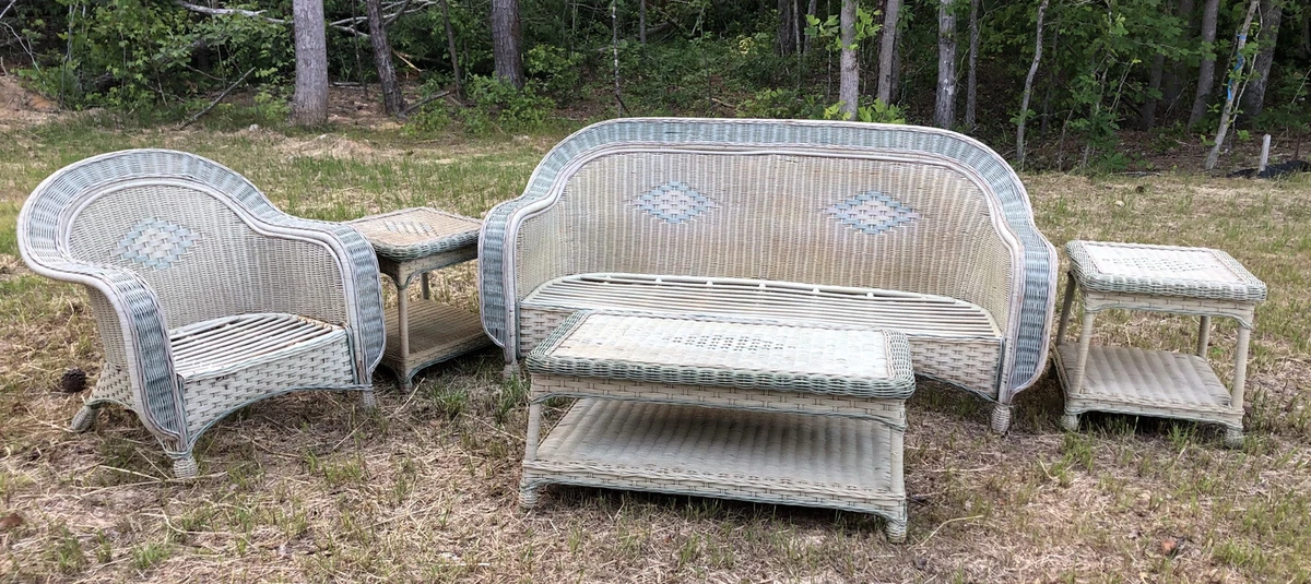 Vintage Rattan Patio Wicker Furniture