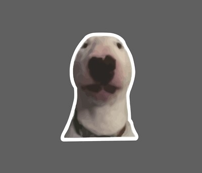 Autocollant Bull Terrier - Effet Goutte 3D - Réfléchissant