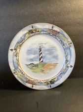American Atelier At Home Signals Lighthouses 12” Chop Plate/platter VGUC