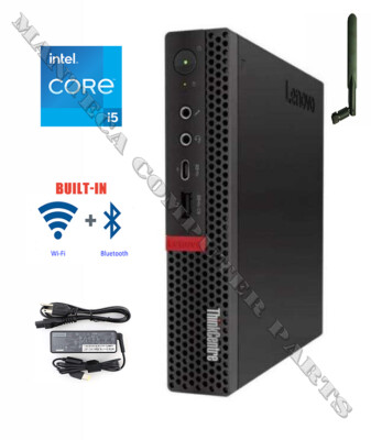 Lenovo ThinkCentre M720q Tiny-PC i5-9500T 6C/6T 8GB DDR4 RAM 256GB SSD Win11Pro Refurbished A