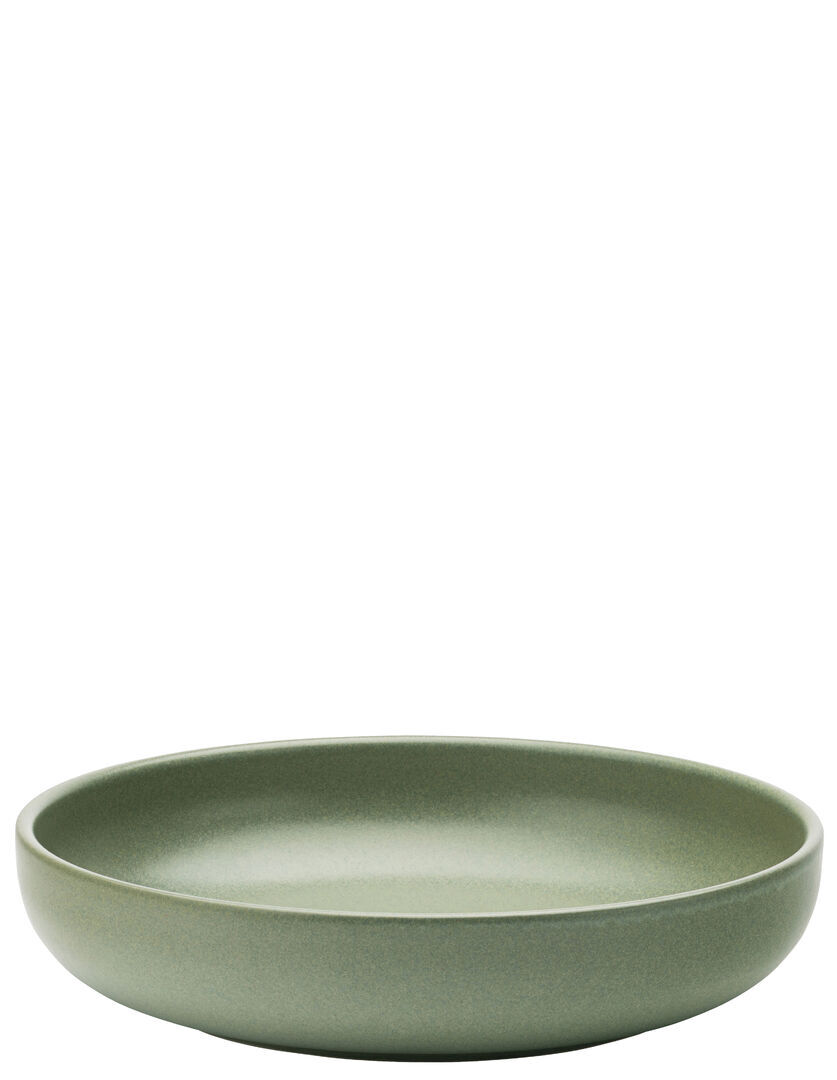 Pico Green Round Bowl Set For Serving Desserts Cereals 8.5"" (22Cm) Pack Of 6