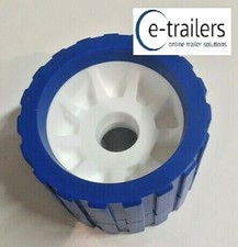 BOAT TRAILER WOBBLE ROLLER 26mm CENTER BORE NON MARKING BLUE WHITE FITS EXTREME