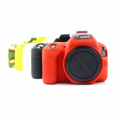 Camera Silicone Rubber Case Cover For Can&n 850D 650D 700D 70D 7D2 6D2 200D 250D