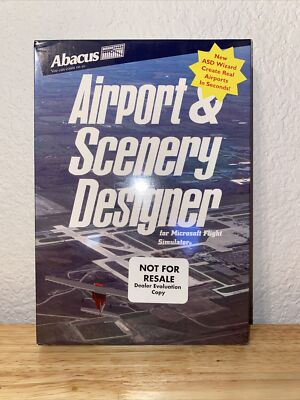 NIB Airport and Scenery Designer PC For Microsoft Flight Simulator Abacus