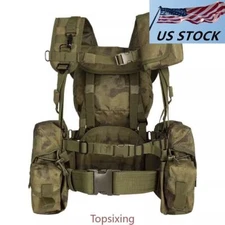 Tactical Russian SMERSH M1 Tank Top Outdoor Hunting Chest Rig MOLLE Set
