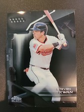 2026 Topps Chrome Black Steven Kwan Base #67 Guardians