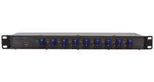Technical Pro PS9U 1U Rack Mount DJ Pro Audio Power Supply w/USB Charging Port