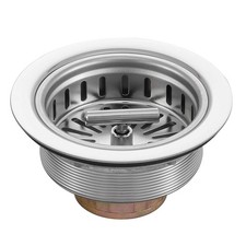 3-1/2 Inch Kitchen Sink Drain Strainer Assembly Made by All Stainless Steel with