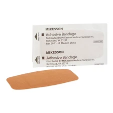 50 McKesson Adhesive Bandages 2" x 4" Fabric Patch Band Aid Strips 16-4817