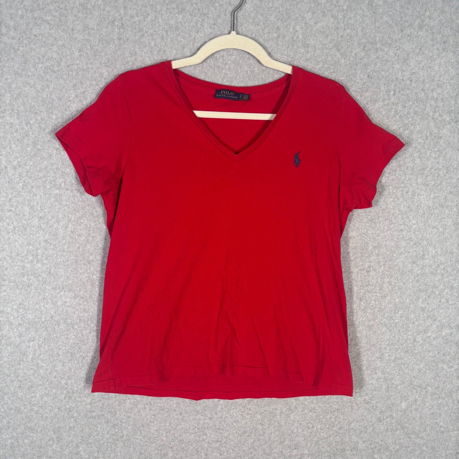Polo Ralph Lauren Shirt Womens Large Cotton Basic Minimalist Pony College Prep