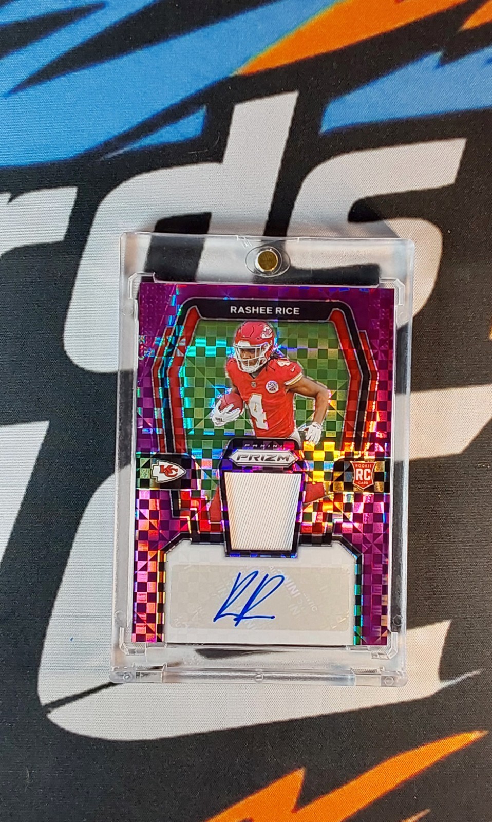 2023 Prizm Rashee Rice RPA /49 Purple Power RC Patch Auto