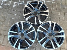 1x Alufelge 18 Zoll 7.0" 4x108 35ET Glanz Schwarz 9828186880 Peugeot 2008 I