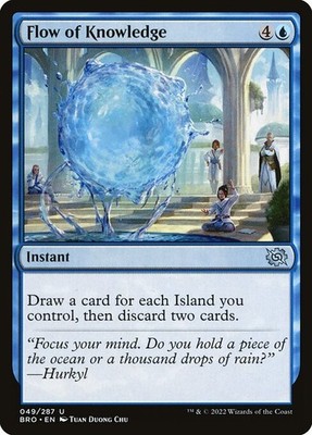 [MTG] Flow of Knowledge (049) (BRO) LP-HP