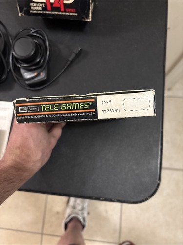 Atari 2600 Sears Tele-Games RACE Big Box With Driving Paddles Complete & Manual - Picture 9 of 18