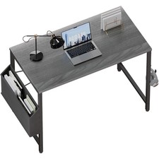 32 Inch Computer Desk for Small Spaces with Storage Bag, Home Office Work Des...
