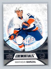 2021-22 Upper Deck Credentials #23 Mathew Barzal New York Islanders