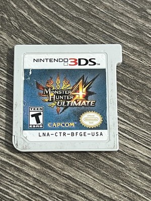 Monster Hunter 4 Ultimate (Nintendo 3DS, 2015) Game Cart Only - Tested