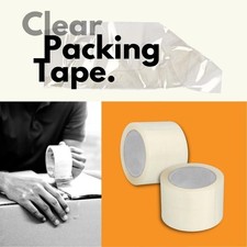 Carton Sealing Packing Tape with Dispenser 2.83 Inch x 110 Yards 1.6 Mil 6 Rolls