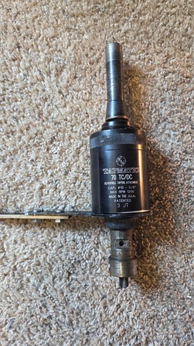 Tapmatic 70 TC DC Self-Reversing Tapping Head Attachment 10-5/8" R8 Machinist 