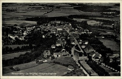Ak Weißenberg in Sachsen, Fliegeraufnahme - 4752131