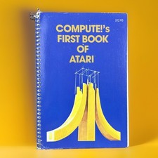 1981 COMPUTE 's First Book of Atari 400/800 BASIC Programmer  s Guide Rare