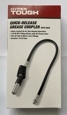 NEW HYPER TOUGH Quick Release Coupler With Hose Fits all SAE & Metric Zerk
