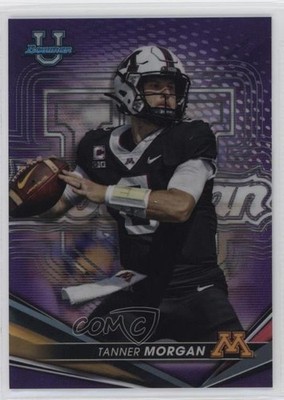 2022-23 Bowman U Purple Refractor 64/250 Tanner Morgan #97 05ol