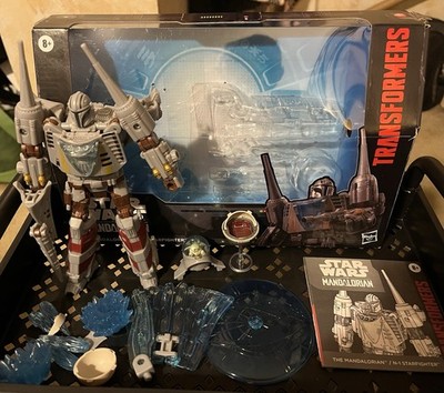 Transformers X Star Wars: The Mandalorian N-1 Collaborative Complete WITH GROGU