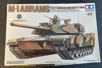 1/35 Tamiya U.S. M-1 ABRAMS Main Battle Tank 1982 (Open Box Parts Sealed In Bags