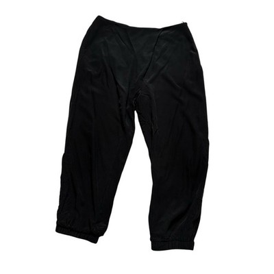 COS Black Silk Crossover Pants Women's Size 8 Career Classic Minimalist Basics