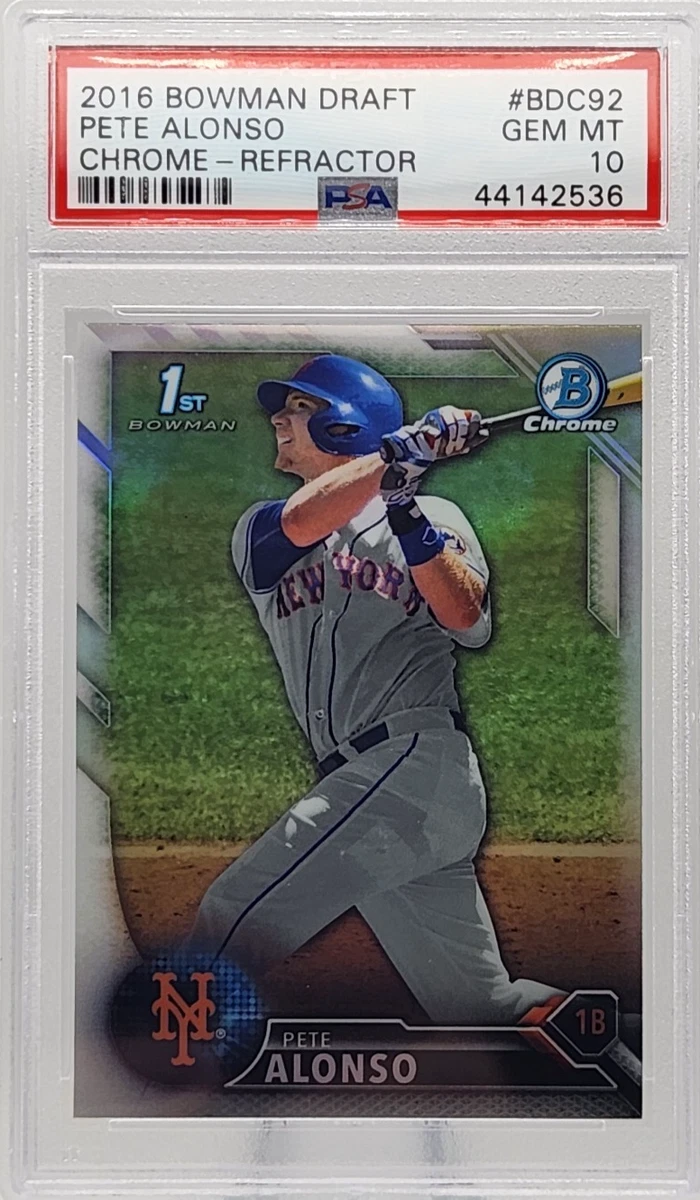 Bowman Pete Alonso Baseball 2016 Season Sports Trading Cards