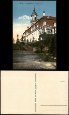 Lichtenwalde-Niederwiesa Schloß Lichtenwalde, Treppenaufgang 1913