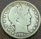 US 1904-O Barber Half Dollar  **