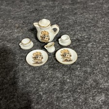 Reutter M.J. Hummel Mini Tea Set, Missing Sugar Bowl With Lid