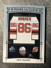2024-25 Upper Deck Sp Game Used - Frameworks Jack Hughes #F-HU (MEM)