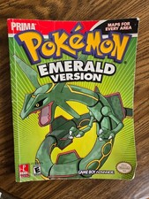 Pokémon Emerald Strategy Guide Book Prima NO POSTER GBA Nintendo Cheats GameBoy