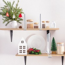 12 Pack Acrylic Shelf Dividers, Clear Shelf Divider for Closet Organization, ...