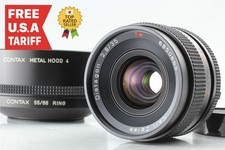 w/Hood TOP MINT Contax Carl Zeiss Distagon T 35mm f/2.8 MMJ Lens From JAPAN