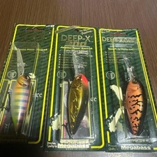 Megabass DeepX 300 Lure Fishing Bait Hard Bait 3pcs Unused