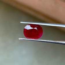 9X7 mm Natural Ruby Longido Oval Cut 1.83 Carat Loose Gemstone For Jewelry