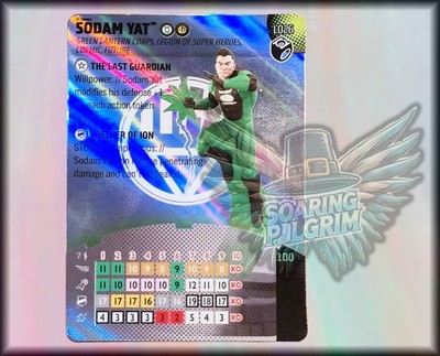 DC Heroclix  SODAM YAT - L026  LEGACY CARD  Lantern Legacy Set