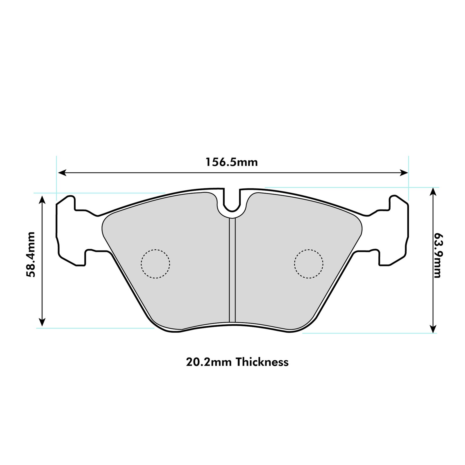 Ferodo Racing DS2500 Front Pads For BMW E46 330Ci Coupe 2000> - FCP1073H