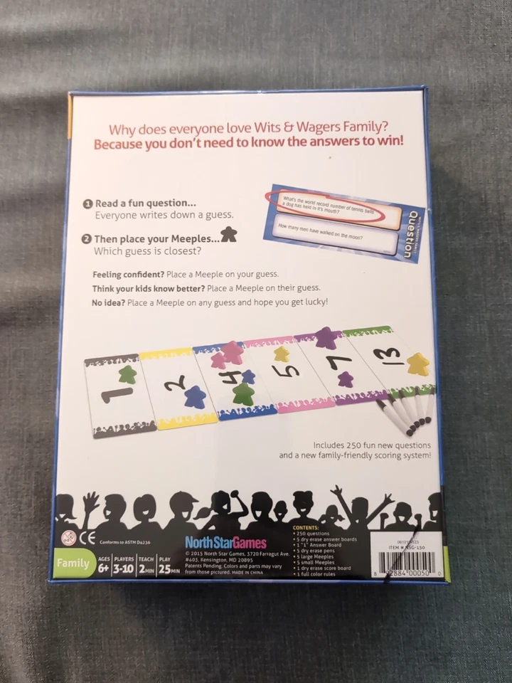 Wits & Wagers Family Edition Brand New - Image 2 of 3