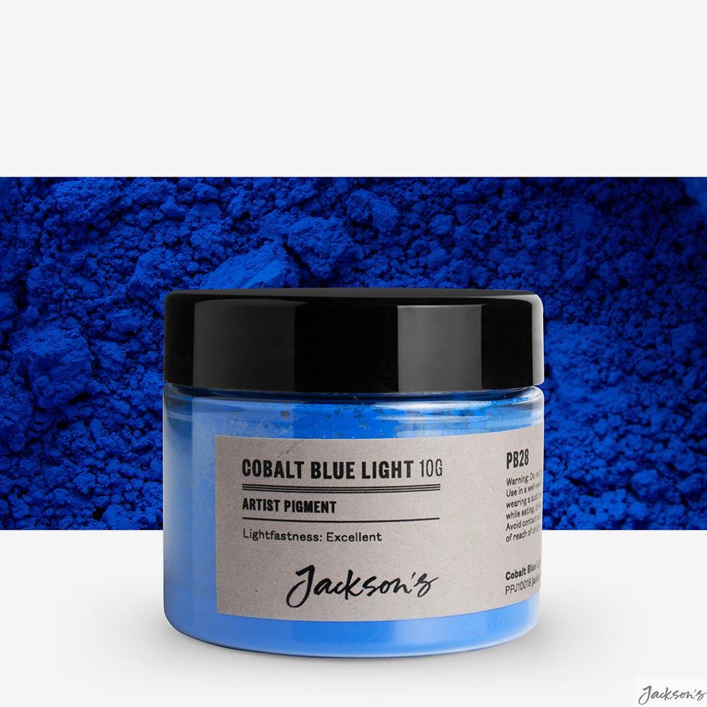 Jackson's : Artist Pigment : Cobalt Blue Light PB28 : 10g (in 50ml Jar) (Prof...