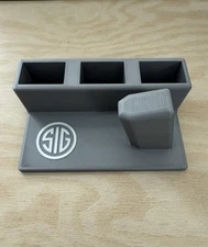 Sig Sauer Display Stand P365 3 Magazine Holder Gun Safe Maintenance Silver White